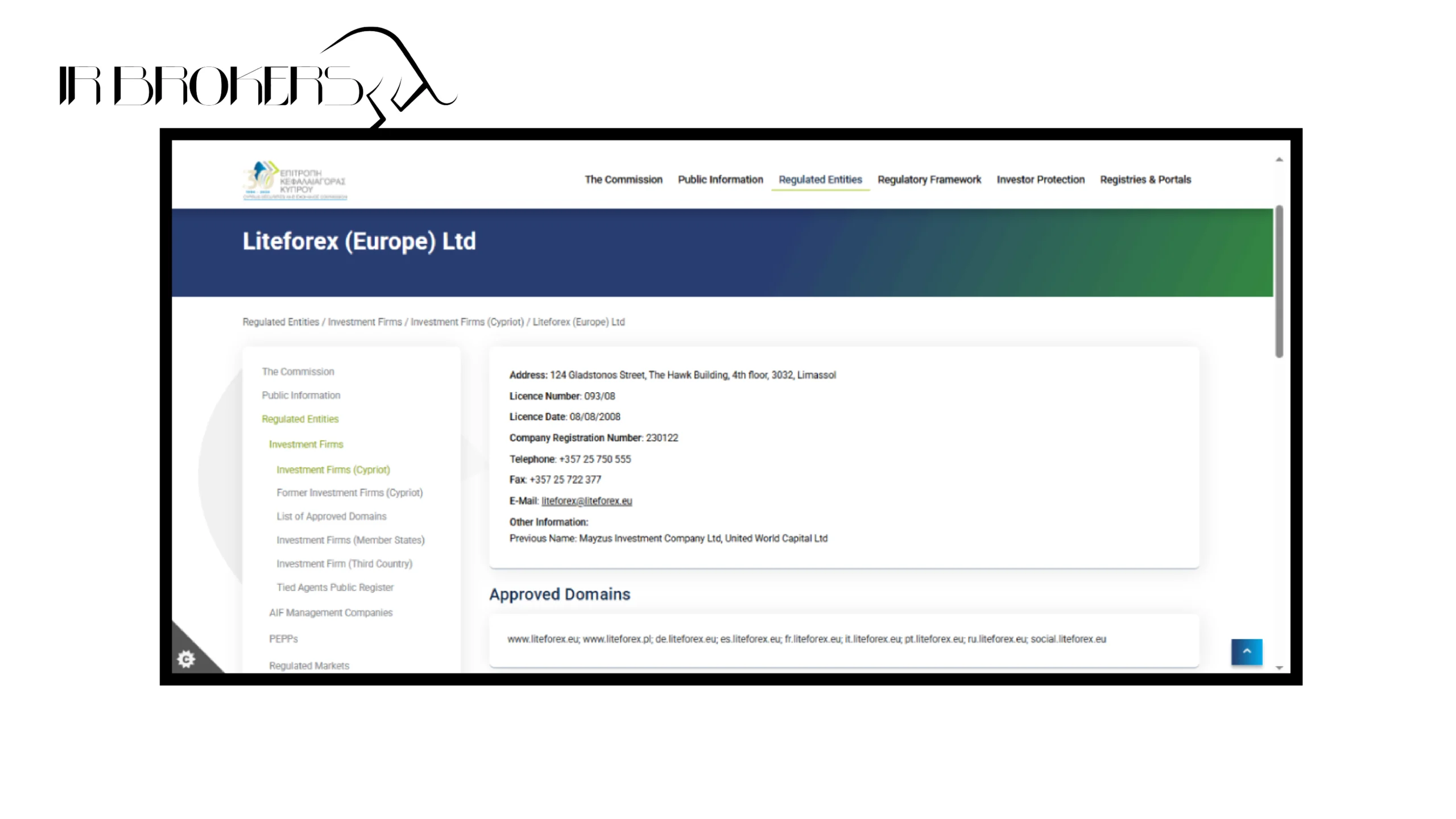 مجوز بخش اروپایی بروکر لایت فایننس در CySEC